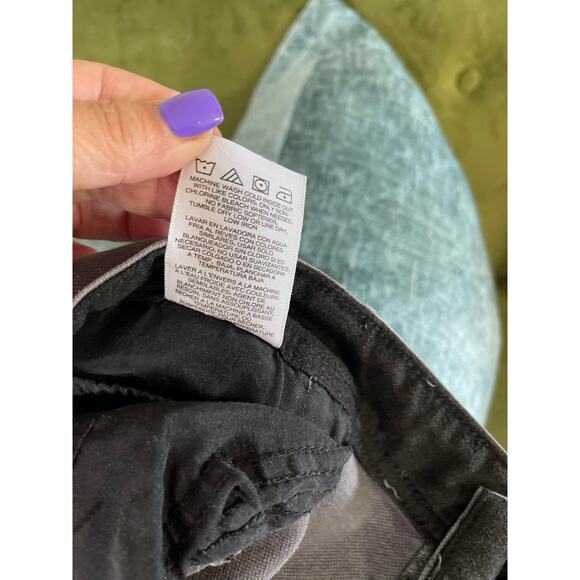 Wrangler work pants men's waist size 38 x 30 gray jeans reinforced knees - Picture 11 of 16